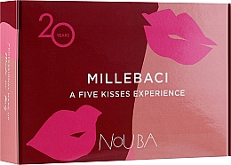 Парфумерія, косметика Набір №3 - NoUBA Millebaci Box Set 5 Kisses Experience (lipstick/5х6ml)