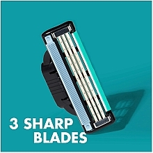 Станок для гоління з 2 змінними касетами - Gillette Mach3 Razor — фото N2