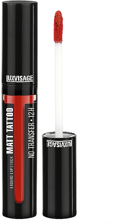 Жидкая губная помада - Luxvisage Matt Tattoo No Transfer 12H Liquid Lipstick