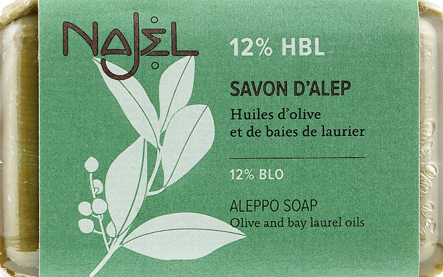 Мыло алеппское 12% масла лавра - Najel Savon d’Alep Aleppo Soap By Laurel Oils 12%