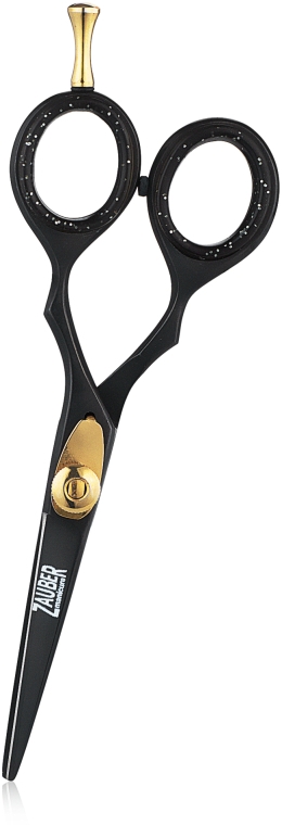 Ножницы для стрижки волос, парикмахерские, черные, 1002 - Zauber 5.5 — фото N1