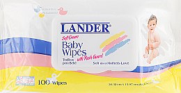 Парфумерія, косметика Дитячі вологі серветки - Lander Baby Wipes 