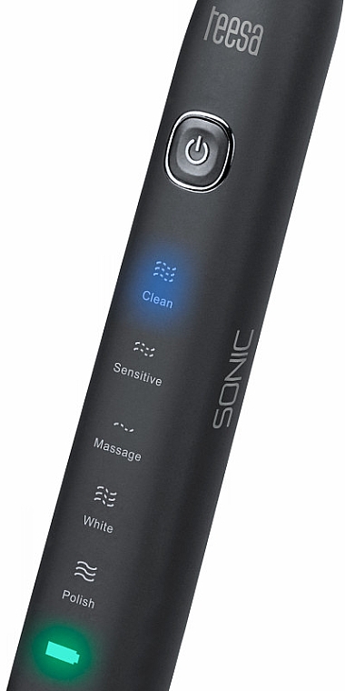 Электрическая звуковая зубная щетка, черная - Teesa Sonic Black TSA8015 — фото N4