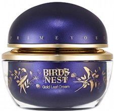 Духи, Парфюмерия, косметика Крем для лица с экстрактом золота - Holika Holika Prime Youth Bird Nest Gold Leaf Cream