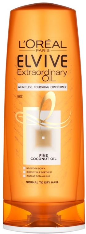 Живильний бальзам для нормального і сухого волосся - L'Oreal Paris Elseve Extraordinary Oil Coconut Conditioner — фото N2