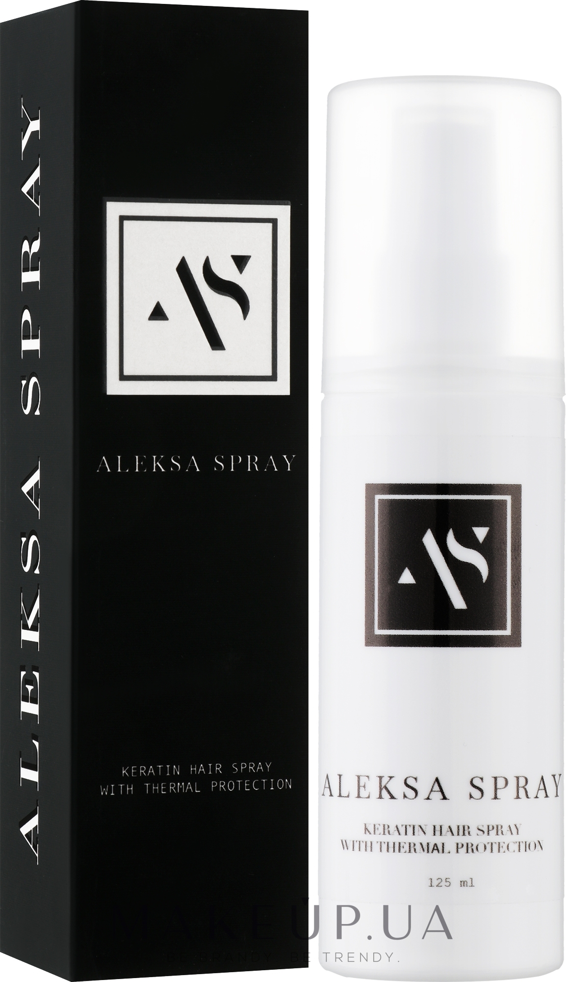 Кератиновый спрей для волос с термозащитой - Aleksa Spray — фото 125ml