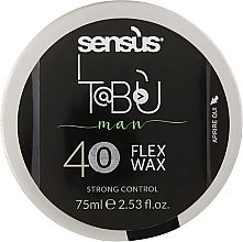 Духи, Парфюмерия, косметика Крепкий матовый воск для волос - Sensus Tabu Flex Wax 40 