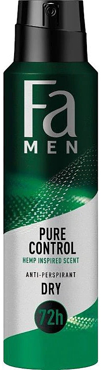 Антиперспирант-спрей - Fa Men Pure Control Hemp Inspired Scent Anti-Perspirant — фото N1
