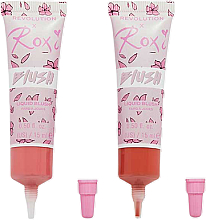 Набір рідких рум'ян - Makeup Revolution x Roxi Cherry Blossom Liquid Blush Duo (blush/2x15ml) — фото N3