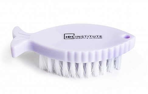 Щіточка для нігтів "Рибка", лілова - IDC Institute Nail Brush — фото N1