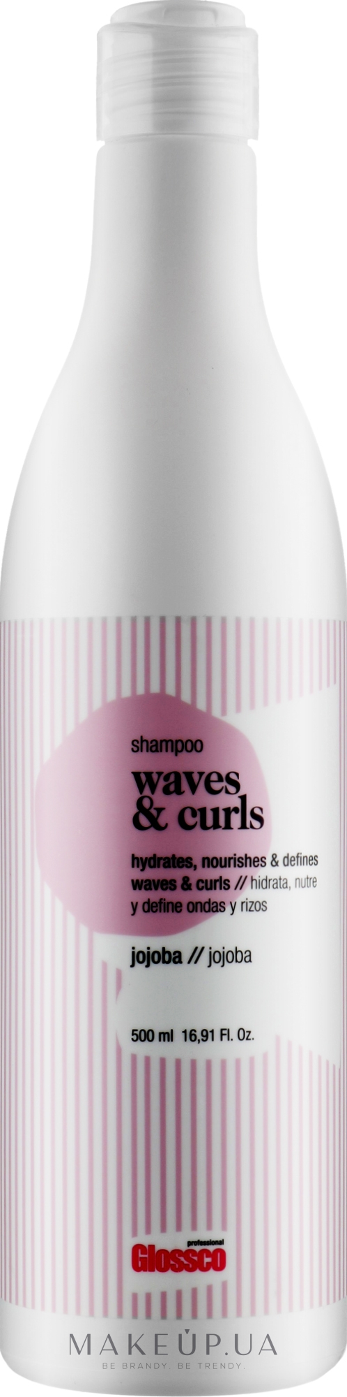 Шампунь для в'юнкого волосся - Glossco Waves & Curls Shampoo — фото 500ml
