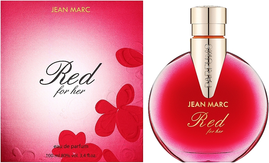 Jean Marc Red For Her - Туалетна вода — фото N2