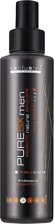 Флюид моделирующий для укладки волос - Exclusive Professional Pure SX Men Style Grooming Fluid — фото N1
