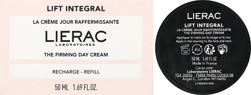 Укрепляющий дневной крем для лица - Lierac Lift Integral The Firming Day Cream Refill (сменный блок) — фото N2