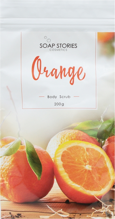 Скраб для тела "Апельсин" - Soap Stories(Doy-pack) — фото N1