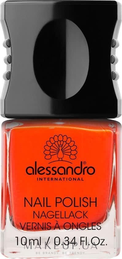 Лак для нігтів - Alessandro International Nail Polish — фото 14 - Orange Red