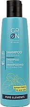 Шампунь против жирной кожи головы "Лимонный бальзам и морская соль" - GRN Pure Elements Anti-Grease Shampoo  — фото N1