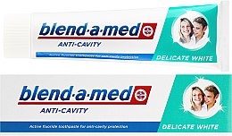 Парфумерія, косметика Зубна паста "Делікатне відбілювання" - Blend-a-med Anti-Cavity Delicate White