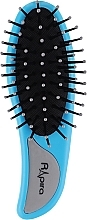 Парфумерія, косметика Щітка для волосся масажна міні, С02535, блакитна - Rapira