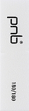 Парфумерія, косметика Баф-брусок для нігтів,  180/180 White, прямокутний - PNB