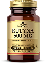 Харчова добавка "Рутин" - Solgar Rutin 500 mg — фото N1