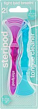 Духи, Парфюмерия, косметика Скребок для языка, синий+розовый - Bonfit America Inc Steripod Tongue Cleaner 2 Pack