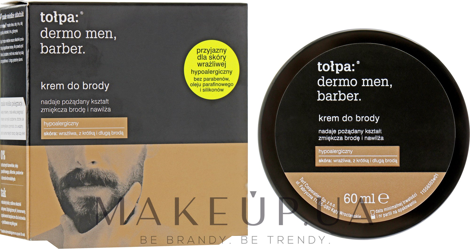 Крем для бороды - Tolpa Dermo Men Barber Beard Cream — фото 60ml