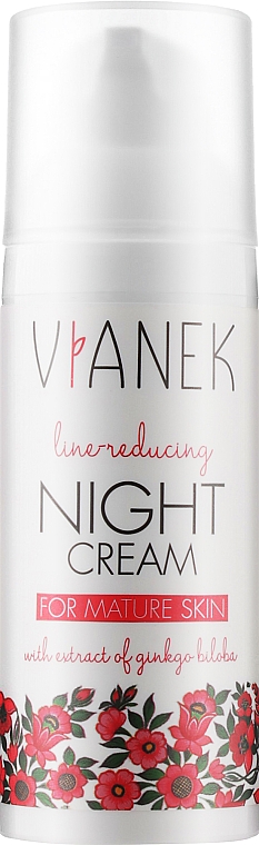 Антивозрастной ночной крем для лица - Vianek Anti-age Night Face Cream