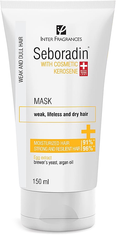 Маска для блиску волосся - Seboradin Hair Mask Cosmetic Kerosene — фото N1
