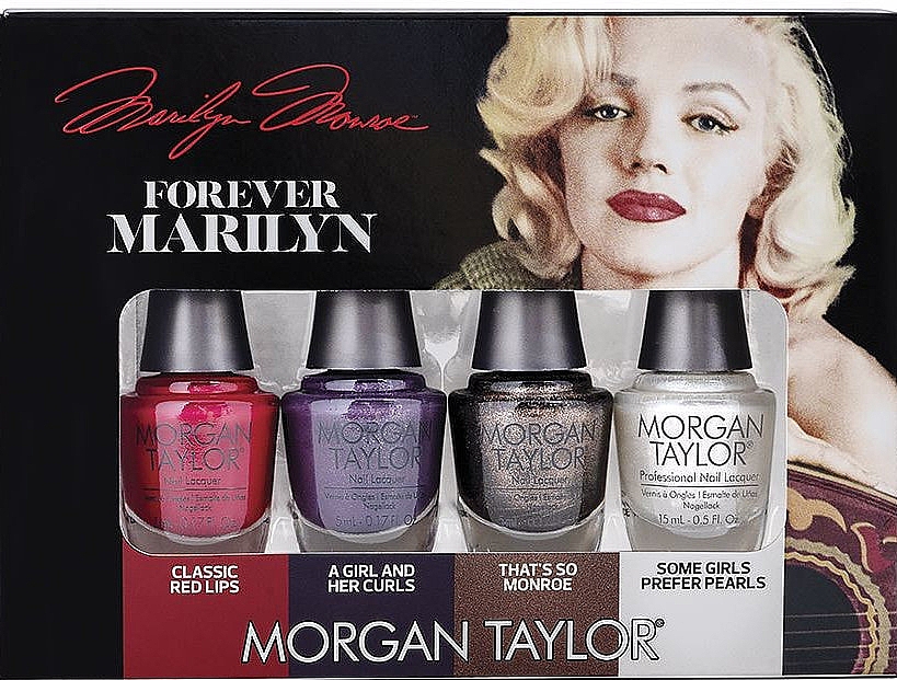 Набор лаков для ногтей - Morgan Taylor Forever Marilyn (nail/polish/4х5ml)  — фото N1