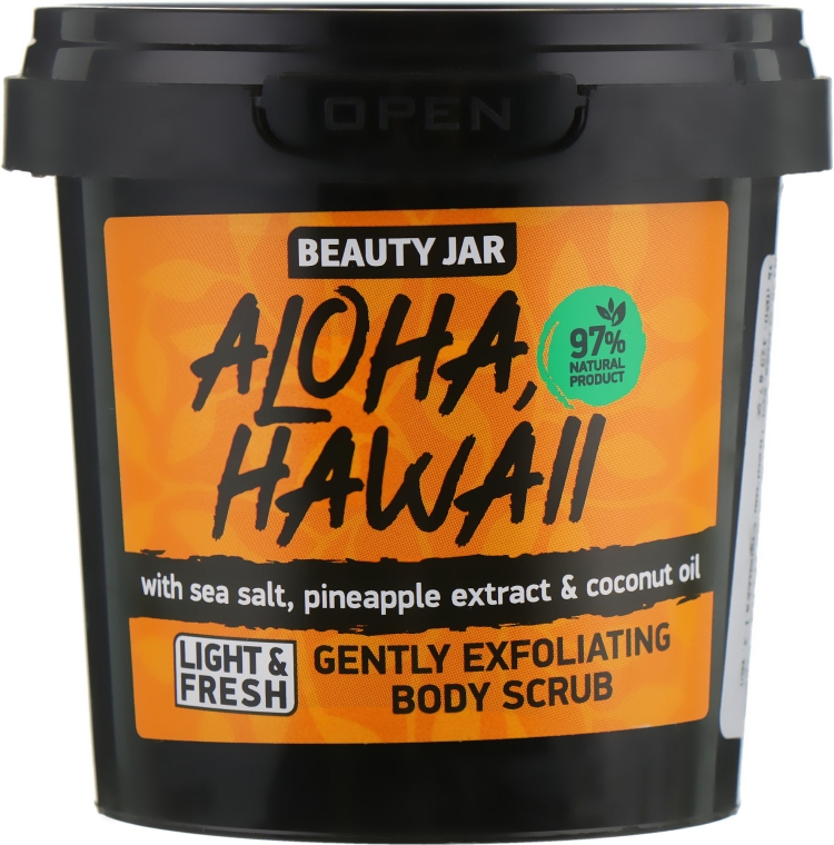 Скраб для тела "Aloha, Hawaii" - Beauty Jar Gently Exfoliating Body Scrub — фото N2