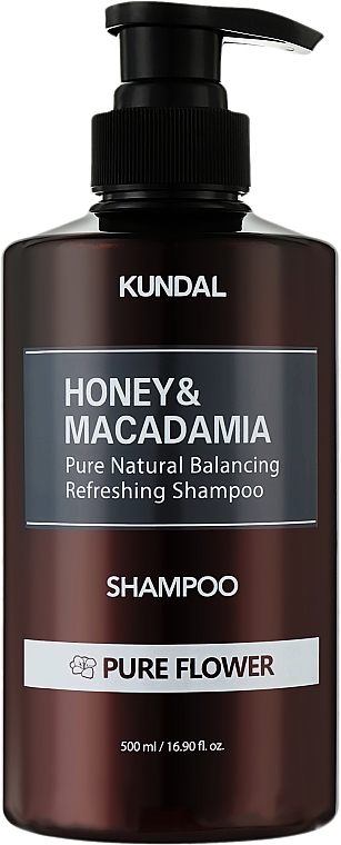 Шампунь "Pure Flower" - Kundal Honey & Macadamia Shampoo 