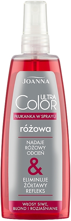 Спрей-ополіскувач для волосся, з ефектом підфарбовування, червоний - Joanna Ultra Color System — фото N8