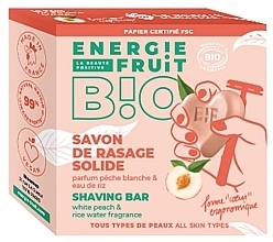 Духи, Парфюмерия, косметика Мыло для бритья - Energie Fruit Shaving Bar White Peach & Organic Rice Water