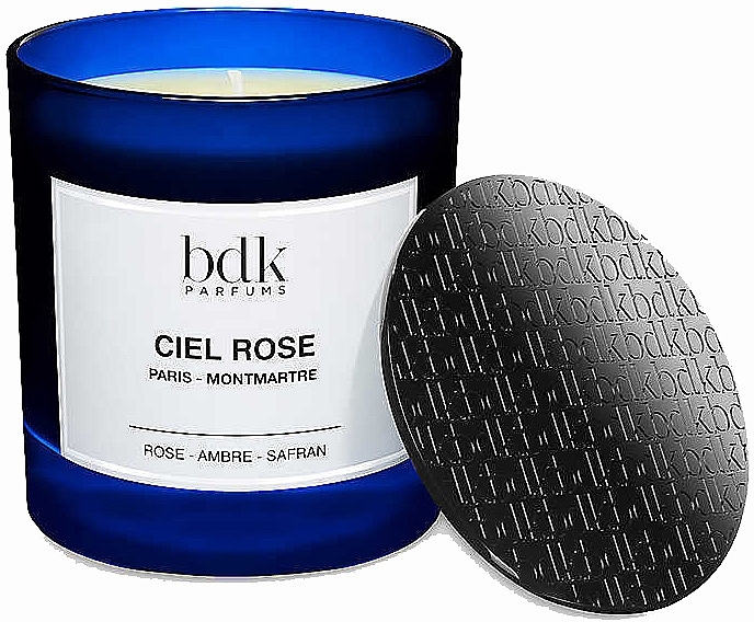 Ароматическая свеча в стакане - BDK Parfums Ciel Rose Scented Candle — фото N4