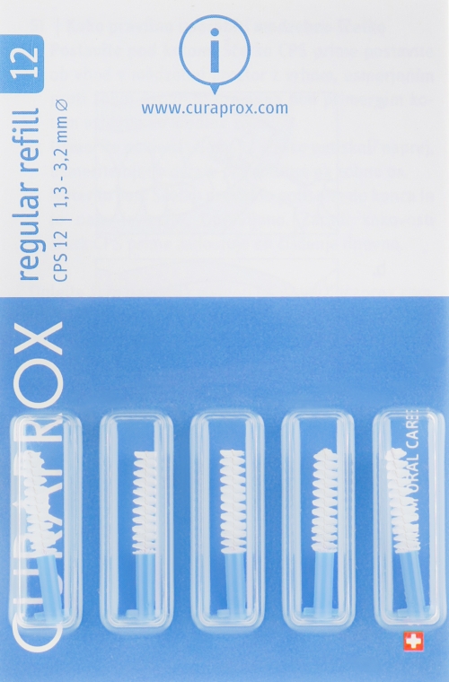Набор ершиков ортодонтических "Regular", 1.2 мм - Curaprox — фото N1
