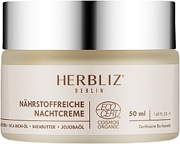 Парфумерія, косметика Поживний нічний крем для обличчя - Herbliz Nourishing Night Cream