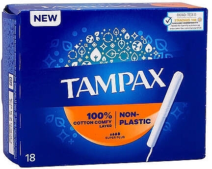 Тампони з аплікатором, 18 шт. - Tampax Compak Super Plus * — фото N1