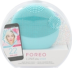 Очищающая насадка-щетка и массажер для лица - Foreo Luna Play Smart Facial Cleansing Brush Mint — фото N1