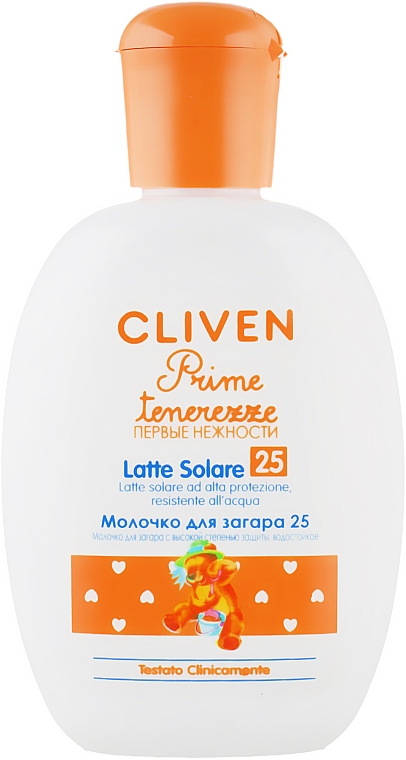 Молочко для засмаги SPF25 - Cliven Prime Tenerezze