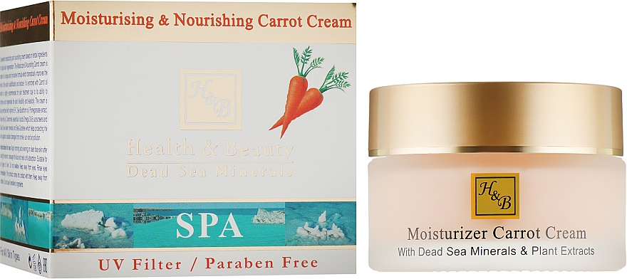 Увлажняющий и питательный морковный крем - Health and Beauty Moisturizer & Nourishing Carrot Cream