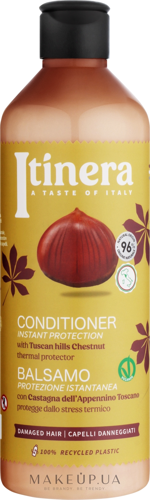 Кондиціонер для захисту волосся від теплових пошкоджень з тосканським каштаном - Itinera Tuscany Hills Chestnutt Conditioner — фото 370ml