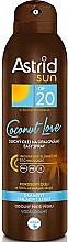 Парфумерія, косметика Суха олія-спрей для засмаги SPF20 - Astrid Sun Easy Spray Coconut Love SPF20