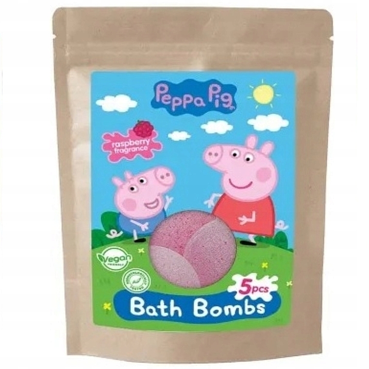 Бомбочки для ванни, з малиновим ароматом - Peppa Pig Bath Bomb — фото N2