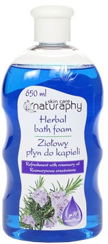 Пена для ванны «Розмарин» - Bluxcosmetics Naturaphy Herbal Bath Foam — фото N1