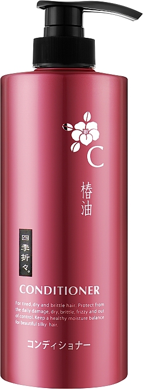 Регенерирующий кондиционер для волос - Kumano Cosmetics Tsubaki Red Camellia Oil Conditioner