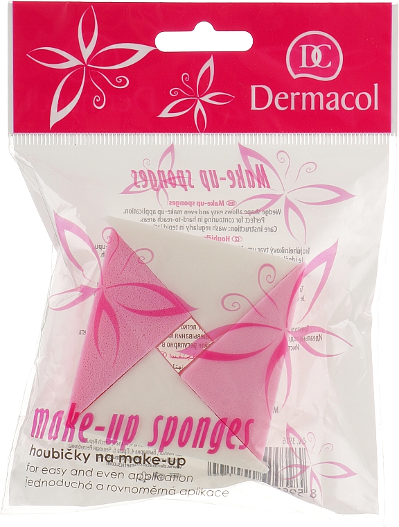 Спонжи для макияжа, 4 шт. - Dermacol Make-up Sponges — фото N1