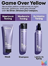 Спрей для волос - Matrix Total Results So Silver All-In-One Toning Spray for Blonde and Silver Hair — фото N3