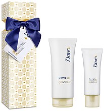 Духи, Парфюмерия, косметика Набор - Dove Derma Spa Goodness Set (b/lot/200ml + h/cr/75ml)