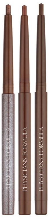 Набор водостойких гелевых карандашей с тремя финишами - Physicians Formula Eye Booster Gel Eyeliner Trio Brown (eyeliner/3*0.37g)